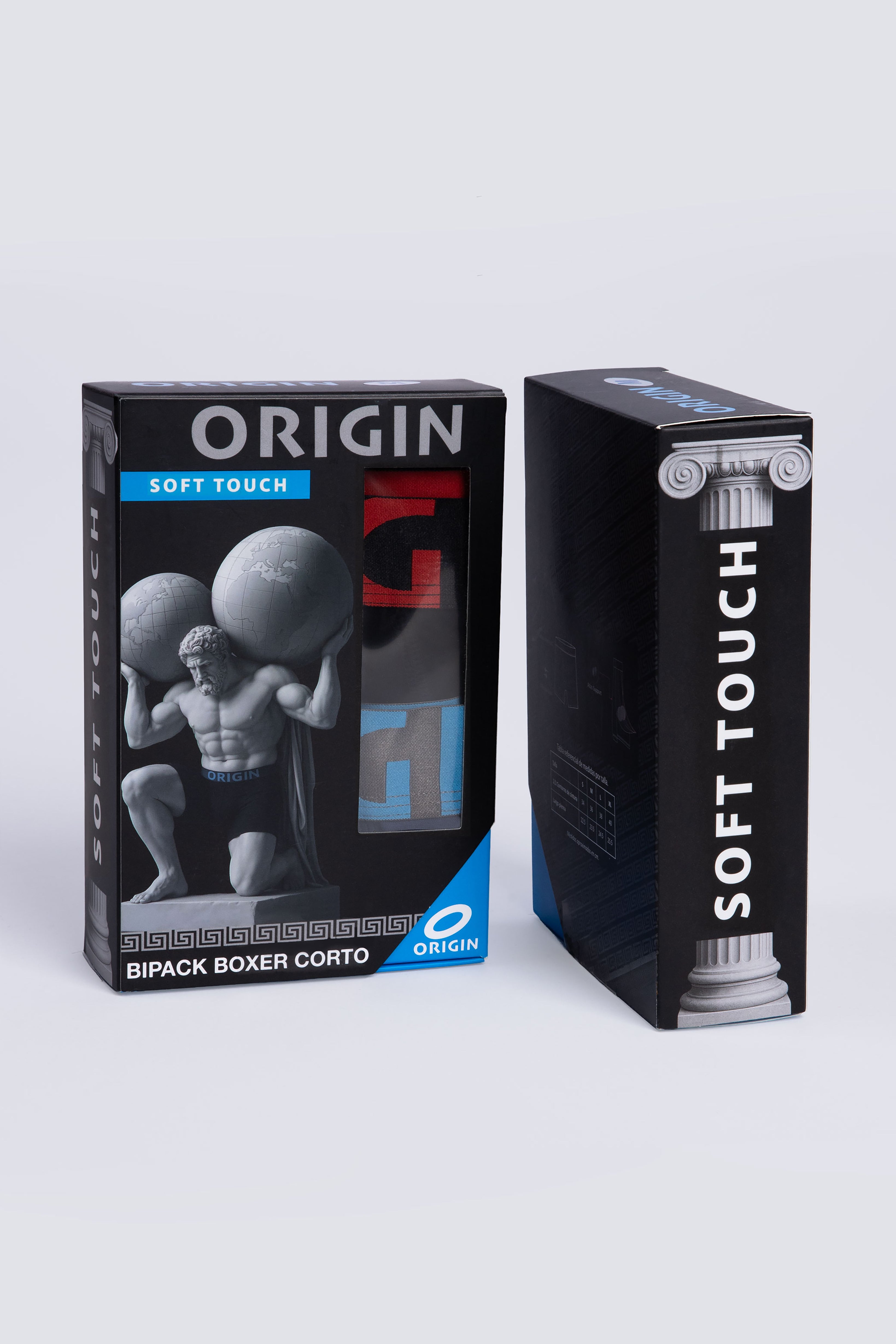 Boxer Soft Touch Corto Pack x2