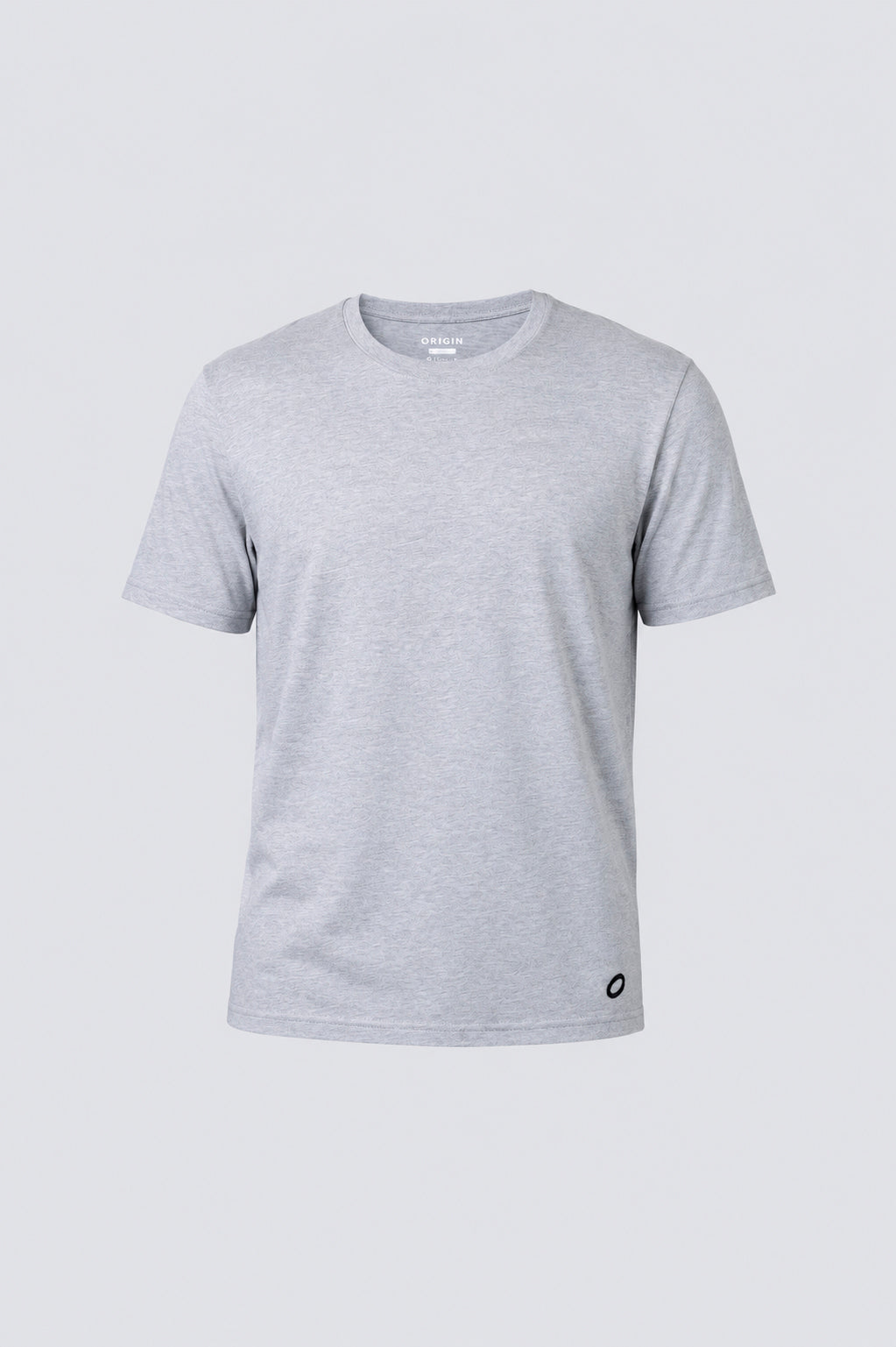 Polera Essential Everyday Manga Corta Gris Melange