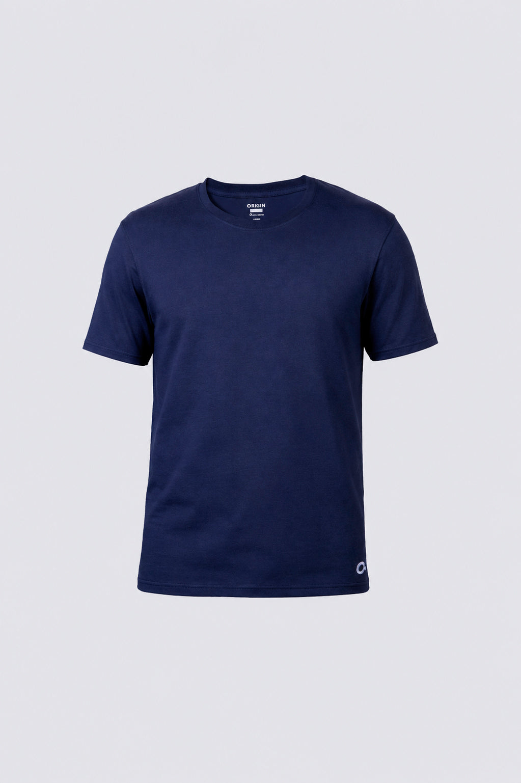 Polera Essential Everyday Manga Corta Azul Navy